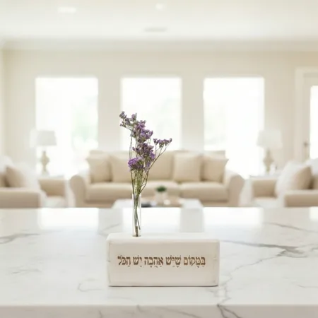 וייזבלוק פרחוני  במקום שיש אהבה יש הכל